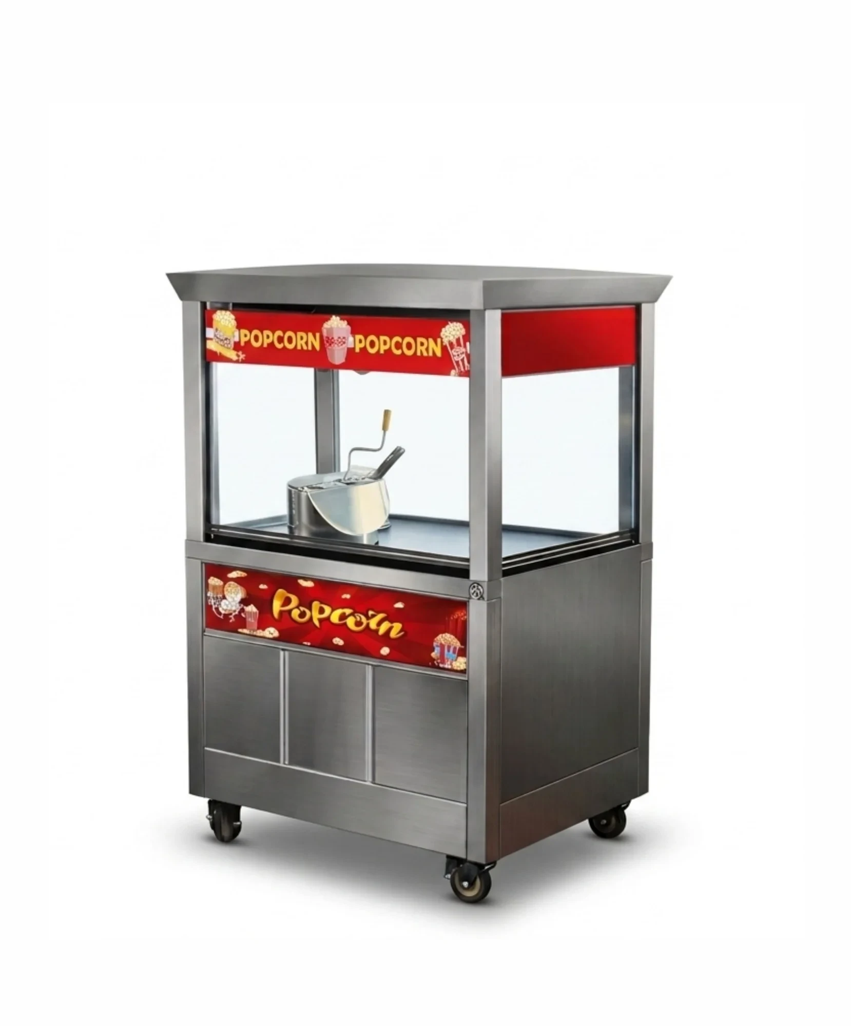 CARRITO POP CORN MARCA M&A INOX